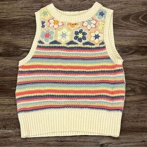 American Eagle Crochet‎ Sweater Vest Women Size XS New With Tags